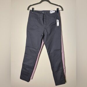 Old Navy Women’s  Gray Pink Mid Rise‎ Pixie Skinny Ankle Pants 0 Bundle Lot of 2